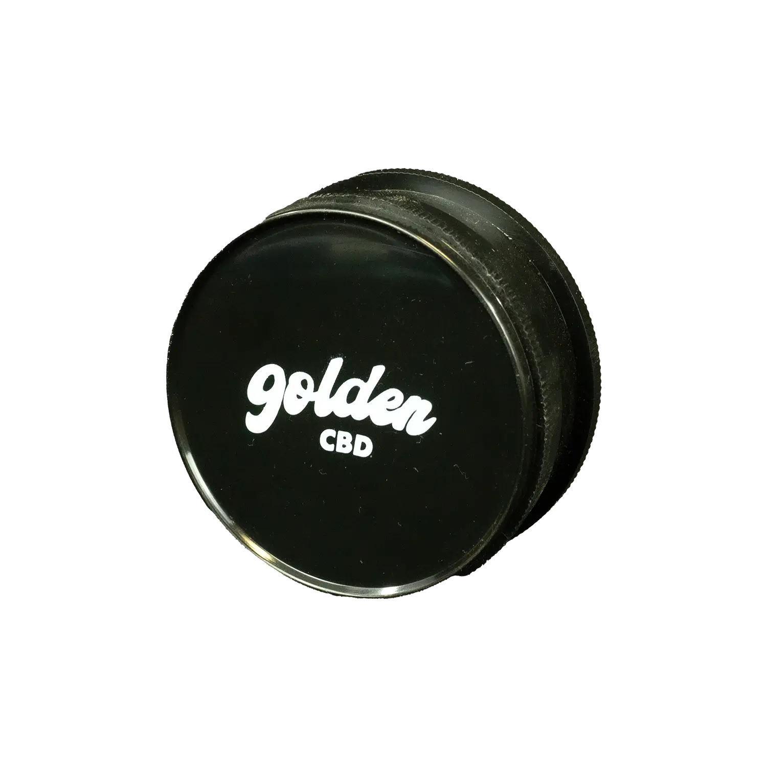 Grinder GoldenCBD plastique noir – Image 2
