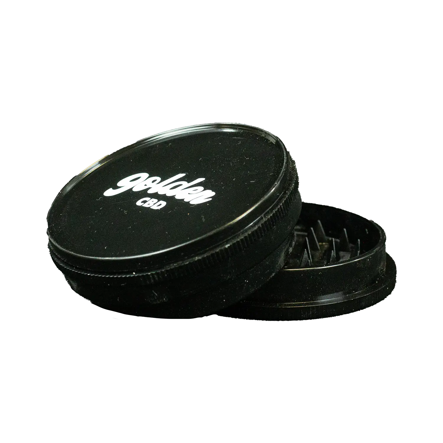 Grinder GoldenCBD plastique noir